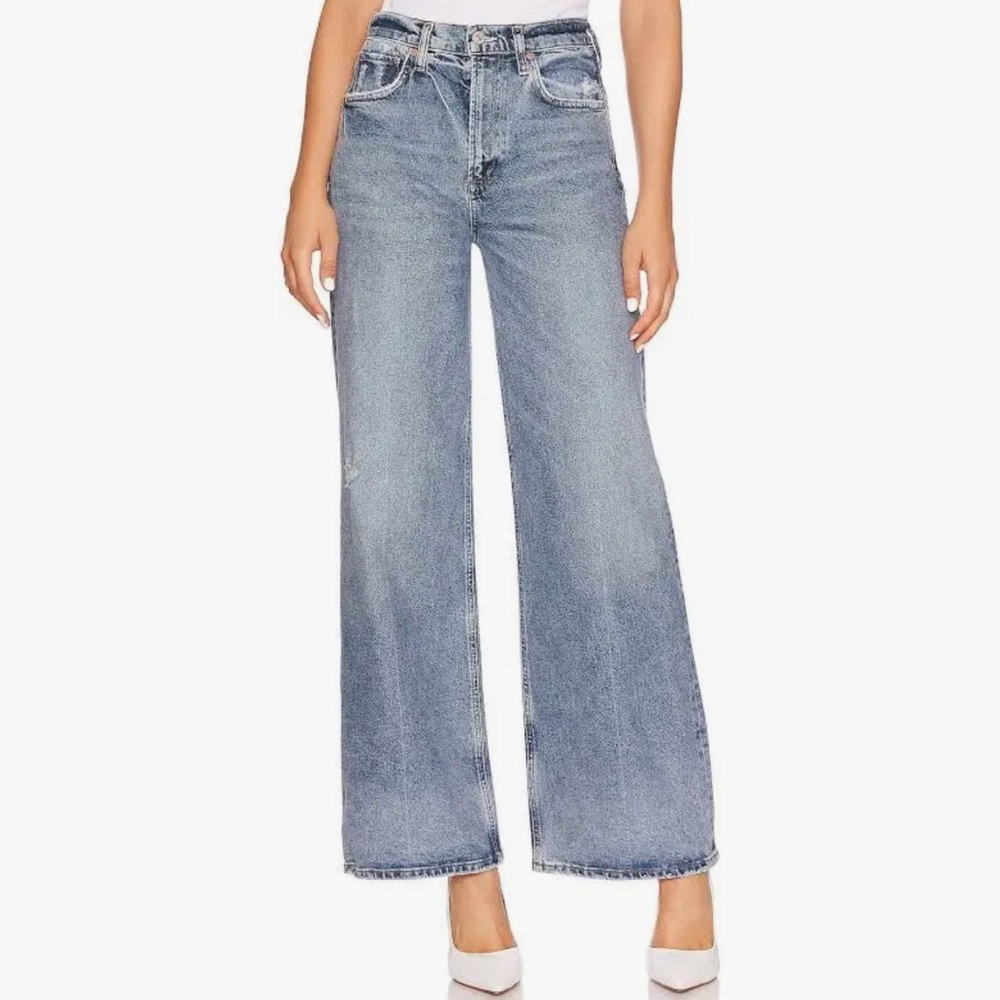 Citizens of Humanity paloma baggy jeans blue ascent size 26